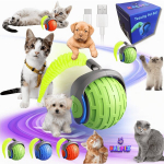 Interaktiivne nutipall kassidele Halpix Teaser Smart Cat Ball, roheline