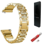 BestAccessories, naiste k&auml;ev&otilde;ru, 20 mm laiune, kuldne v&auml;rv