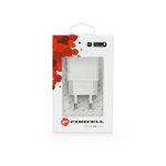 Telefonilaadija Forcell Pulse Quick Charge 3.0 USB 2A White