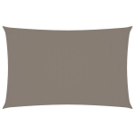 vidaXL oxford-kangast p&auml;ikesepuri, ristk&uuml;lik, 2,5x5 m pruunikashall