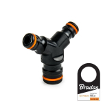 Kolmeharuline vooliku&uuml;hendus reduktoriga Bradas Black Line POWER JET