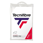 Tennisereketi k&auml;epide Tecnifibre Contact Pro, 12 tk, Valge