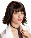 Naiste parukas, must