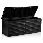 Aiakast, 143,5 x 57 x 53,5 cm, 390 l, must