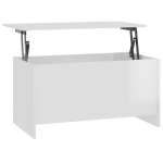 Diivanilaud, valge, 102x55,5x52,5cm, t&ouml;&ouml;deldud puit