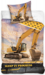 Laste voodipesukomplekt Ekskavaator, 140x200, 2 osa