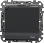Schneider Sedna disainipesa Schuko Ip44 antratsiit Sdd214023