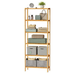 Vannitoa riiul 26x60x160,9 cm beež bambus