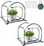 Tazzor mini kasvuhoone-telkide komplekt, 2 tk, 80 x 80 x 80 cm