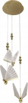Light Prestige Mariposa rippvalgusti 3x24w l&auml;bipaistev-kuldne