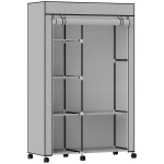 Riidest riidekapp 103x43x162,5 cm helehall hoiustamine