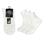Spordisokid Bisoks 12358, valge, 3 paari