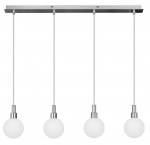 Candellux rippvalgusti Maldus 34-01474, kroom/valge