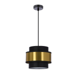 Candellux rippvalgusti Prestige 31-17918, must/kuldne
