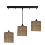 Candellux rippvalgusti Legno 33-18335, must/p&auml;hkli v&auml;rv