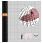 Tsingitud terasv&otilde;rk VEVOR 183 cm x 30,4 m 12,7 mm