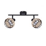 Laelamp Candellux Juicy Black Bar 2x40W E14