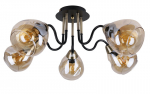 Candellux laelamp Unica, must/kuldne