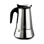 Moka kohvikeetja BOJ 01601104 Alondra Moca, 6 tassile, roostevaba teras, induktsioonile
