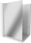 Mexen Kioto L du&scaron;isein Walk-in 90 x 200 cm, peegel, harjatud vask - 800-090-103-65-50, 90 x 200 cm