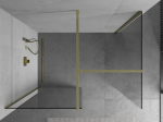 Mexen Kioto du&scaron;isein Walk-in 150 x 120 cm, l&auml;bipaistev, kuldne - 800-150-202-50-00-120