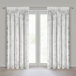 Eurofirany kardin Celia, 140x270 cm, valge/hall