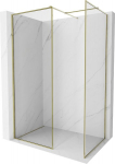 Mexen Kioto-F Walk-in du&scaron;isein raamiga 120 x 85 cm, l&auml;bipaistev 8 mm, kuldne - 800-120-202-04-50-085