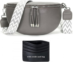 Stiilne naiste crossbody-kott, v&ouml;&ouml;-kott, hall 25x15x8 cm &mdash; naiste k&auml;ekott, v&auml;ike &otilde;lakott, &otilde;lakott, kunstnahast kott, v&ouml;&ouml;kotid naistele, telefonikott, igap&auml;evane k&auml;ekott