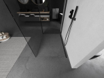 Mexen Kioto Walk-in du&scaron;isein 100 x 95 cm, l&auml;bipaistev, must - 800-100-212-70-00-095