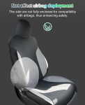 Autoistmete katted Tesla Model Y 2021-2024/3 2017-2023 Hallid &mdash; tesla tarvikud, istmekaitse, auto salong, perforeeritud nahk, seemisnahast katted, tesla tuuning, auto lisavarustus