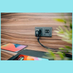 Verbatim Mini Gan 65W laadija 2xUSB-C ja 1xUSB-A pistikuga andmeedastuseks