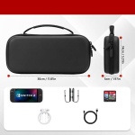 Kaitsekott Nintendo Switch 2 jaoks Reisikott 10 m&auml;ngukaardipesaga must &mdash; konsooli kate, nintendo switch tarvikud, k&otilde;va eva &uuml;mbris, m&auml;ngukasseti hoidik, seadmete kott, tarvikute kott, kaasaskantav konsooli kaitse
