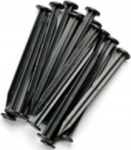 Flo Mulla katte naelad 88718, 250mm, 20tk, must, PP materjal