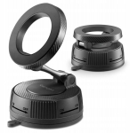 Telefonihoidja Spigen automobilne hoidik MFT36 MagSafe seadmetele armatuurloodi jaoks / esiklaasile, must