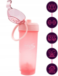Spordijooturi &scaron;eiker mikseriga, 700ml, roosa