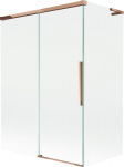 Mexen Rox L vannieksklusiivi, kahe tiivaga l&uuml;kand, 120 + 70 x 150 cm, l&auml;bipaistev, roosa kuld - 8C9L-120-070-60-00