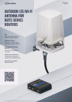 Teltonika Antenn PR1IC860, 6 dB, 2400 ~ 2500 MHz, Valge, Omni-Suunatud