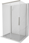 Mexen Rox-3S 3-seinaline l&uuml;kandustega du&scaron;inurk 125 x 75 cm, l&auml;bipaistev, harjatud nikkel - 8C2-125-075-97-00-3S, 125 x 75 cm