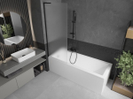 Mexen Next L vannipaneel 1-osaline 70 x 150 cm, matt, must - 895-070-000-03-30-70