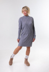 Naiste kleit, lilla, L/XL