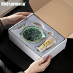 Matcha tee komplekt Heckermann Kumo 8in1 keraamika bambus algajatele