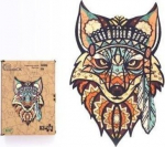 Puidust &ouml;kopuzzle 130 Forest fox A3 - PuzzleOK