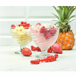Klaasist magustoidutopside komplekt 300 ml VESTA