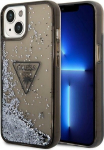 Guess GUHCP14MLFCTPK iPhone 14 Plus 6.7 musta/musta v&auml;rvi kaitse&uuml;mbris Liquid Glitter Palm Collection