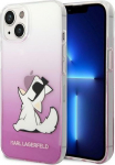 Karl Lagerfeld KLHCP14MCFNRCPI iPhone 14 Plus 6.7 kaan roosa / roosa Choupette Fun