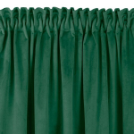 Plisseeritud sametkardinad 400&times;245 cm, tumerohelised