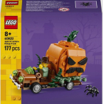 LEGO&reg; Jack-O&rsquo;-Lantern Pickup Truck Halloween Craft Toy Set 40822
