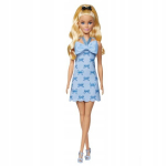 Barbie Fashionistas nukk sinises paeltega kleidis
