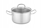 Kaanega pott Pierro Elegance 16cm, 1,9l, roostevaba teras