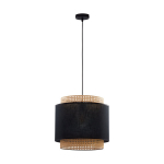 TK Lighting rippvalgusti Boho Black 6542
